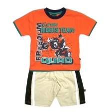 EXTREME RIDERS - Shorts & T-Shirt Set -1 to 6 years - Orange -- £2.50 per item - 3 pack